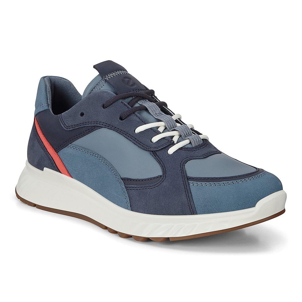 Ecco St.1 Womens Sneakers Blue - India QLX-769230